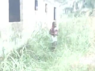 The Blind youngster Missed His Way To The Street All Naked And A Strange daughter Saw Him And Directed Him To An Uncompleted Building And Begged The Blind bloke To Give Her A Good Fuck